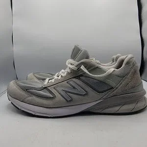 New Balance 990v5 Mens 14 Gray Casual Athletic Shoes Made in the USA M990GL5 New Balance 990 Mens Made in USA Walking and Running Shoe  main image 3